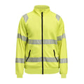 Jobman 5325 Sweatshirt Full-Zip Hi-Vis – Yellow