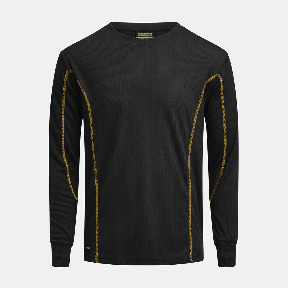 Jobman 5570 Underwear Top Round Neck – Black