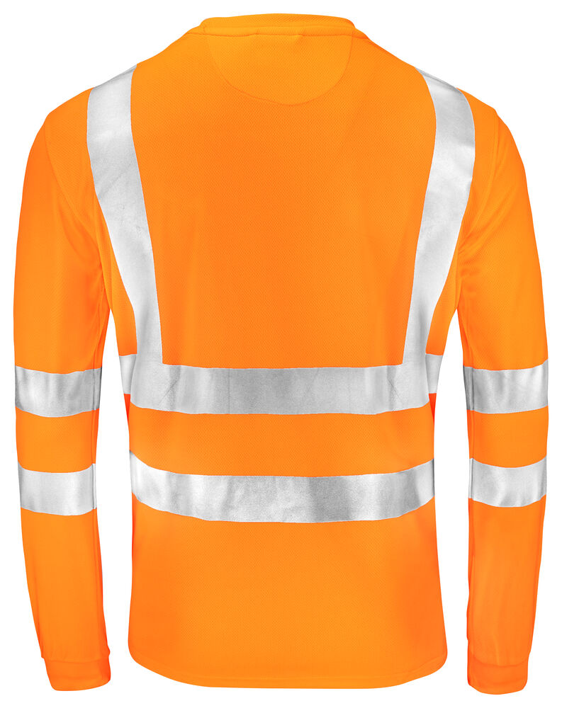 Jobman 5593 HV T-skjorte L/S – bakside