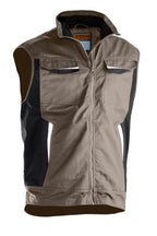 Jobman 7507 Poly Cotton Vest – Khaki