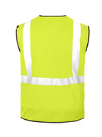 Jobman 7586 HV Refleksvest Kl 2 – bakside
