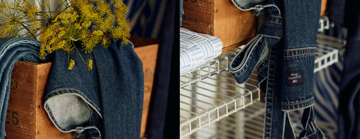 Lexington Icons Cotton Twill Denim Apron – forkle – detaljbilde 1