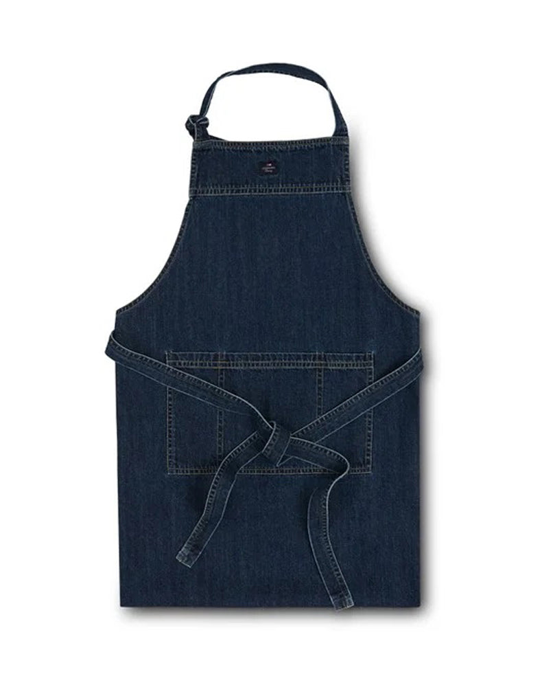 Lexington Icons Cotton Twill Denim Apron – forkle – Denim Blue (LX)