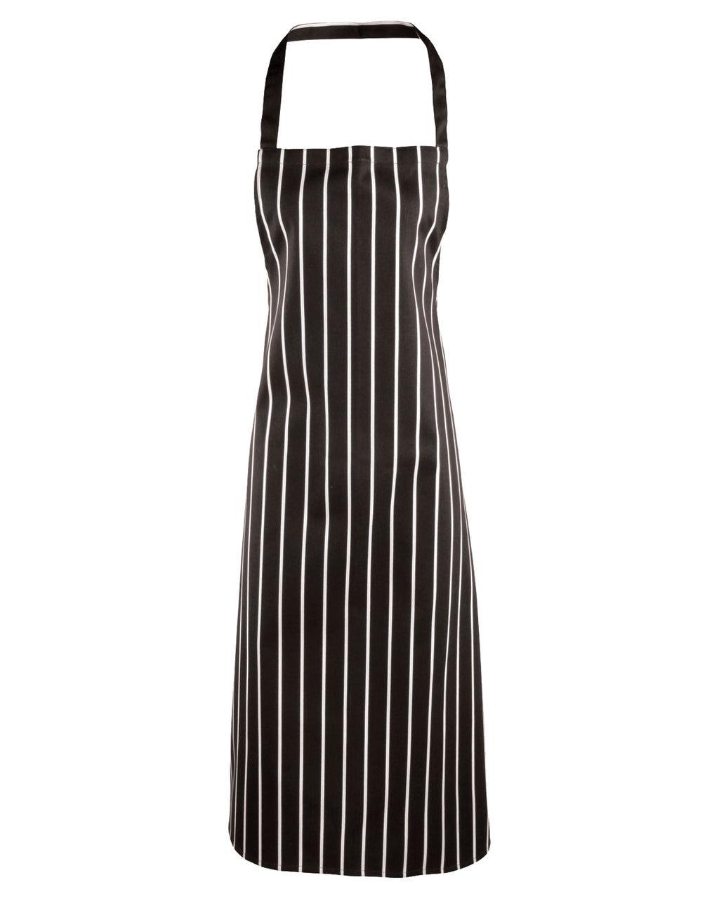 Premier Stripe Apron – forkle – Sort/Hvit