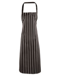 Premier Stripe Apron – forkle – Sort/Hvit