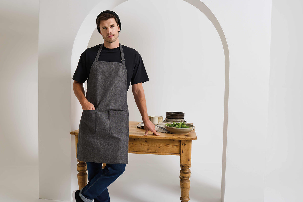 Premier Organic Fairtrade denim Apron – forkle – detaljbilde 2