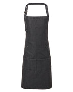 Premier Denim Bib Apron – forkle – Black Denim