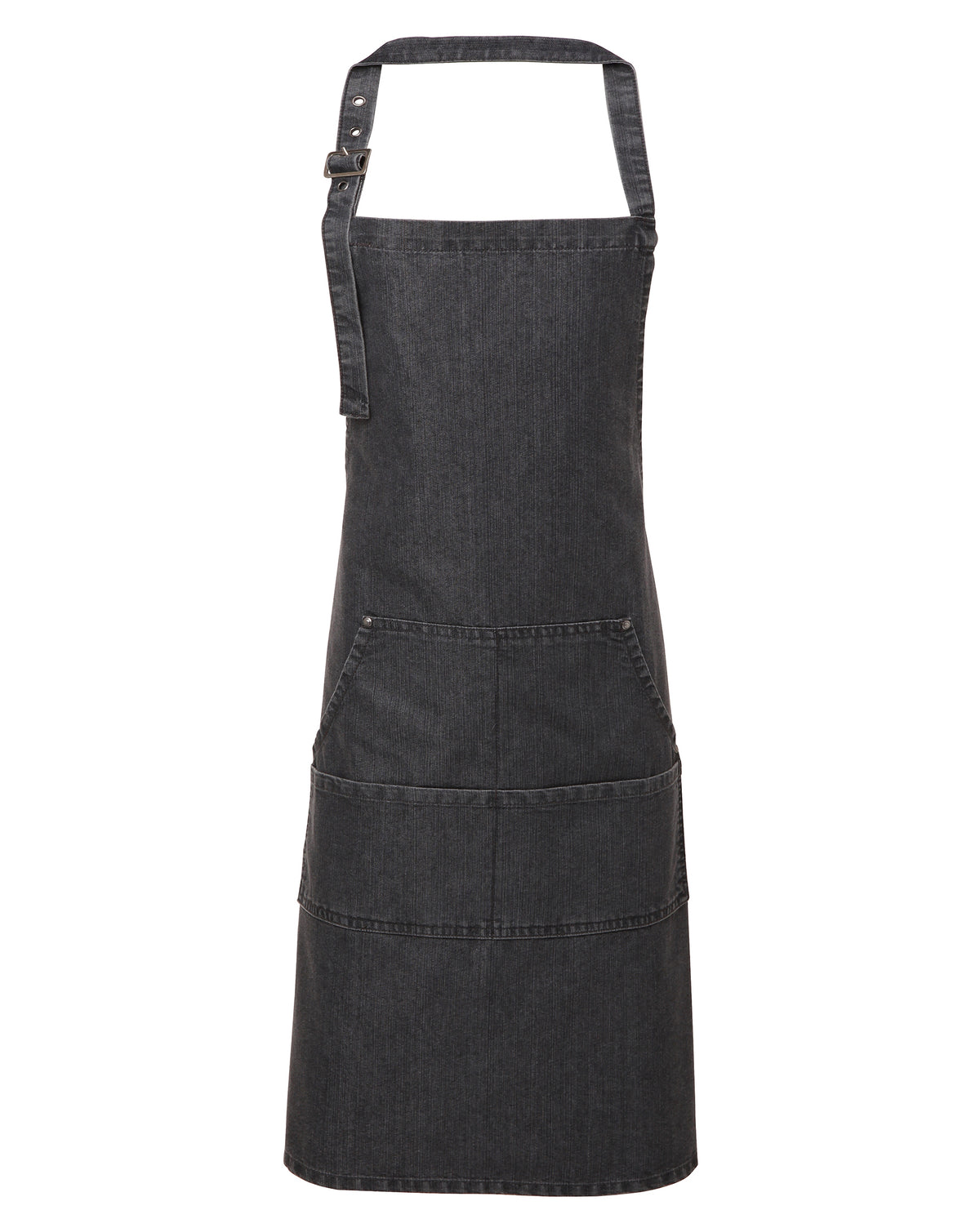 Premier Denim Bib Apron – forkle – Black Denim