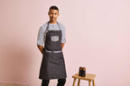 Premier Domain Contrast Bib Apron – forkle – detaljbilde 2