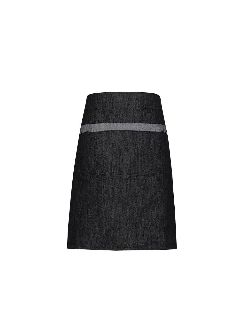 Premier Domain Contrast Waist Apron – forkle – Black Denim