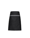 Premier Domain Contrast Waist Apron – forkle – Black Denim