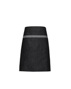 Premier Domain Contrast Waist Apron – forkle – Black Denim