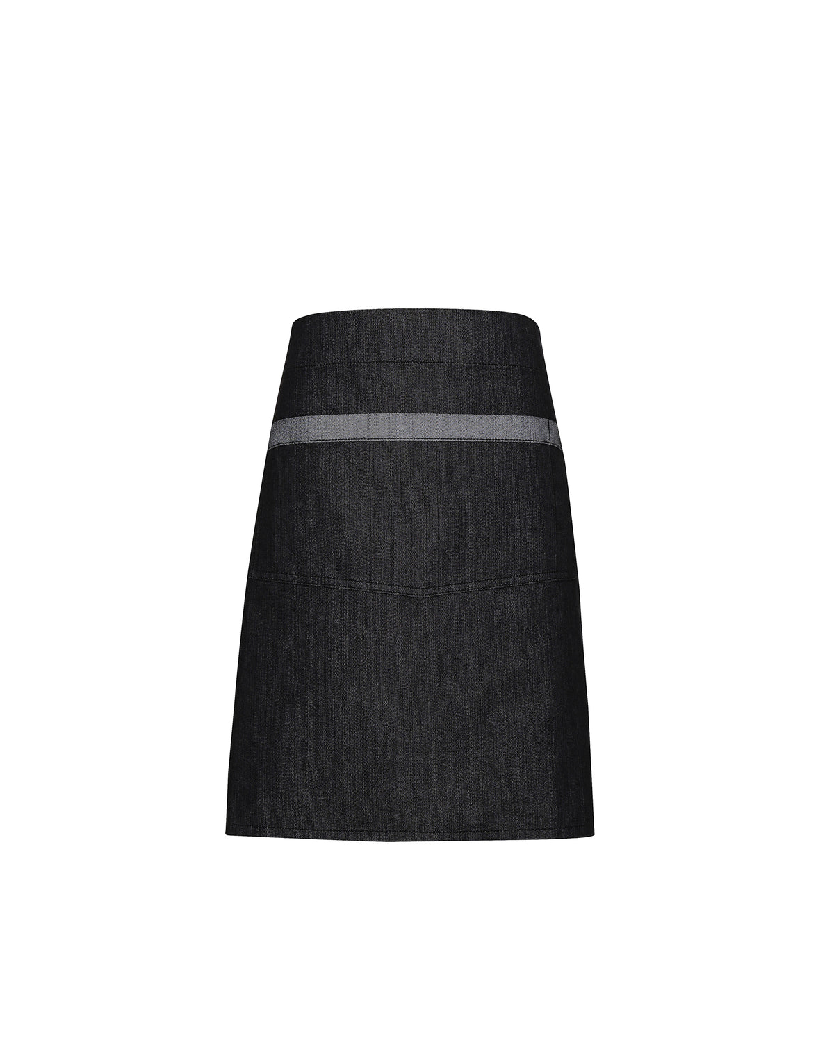 Premier Domain Contrast Waist Apron – forkle – Black Denim