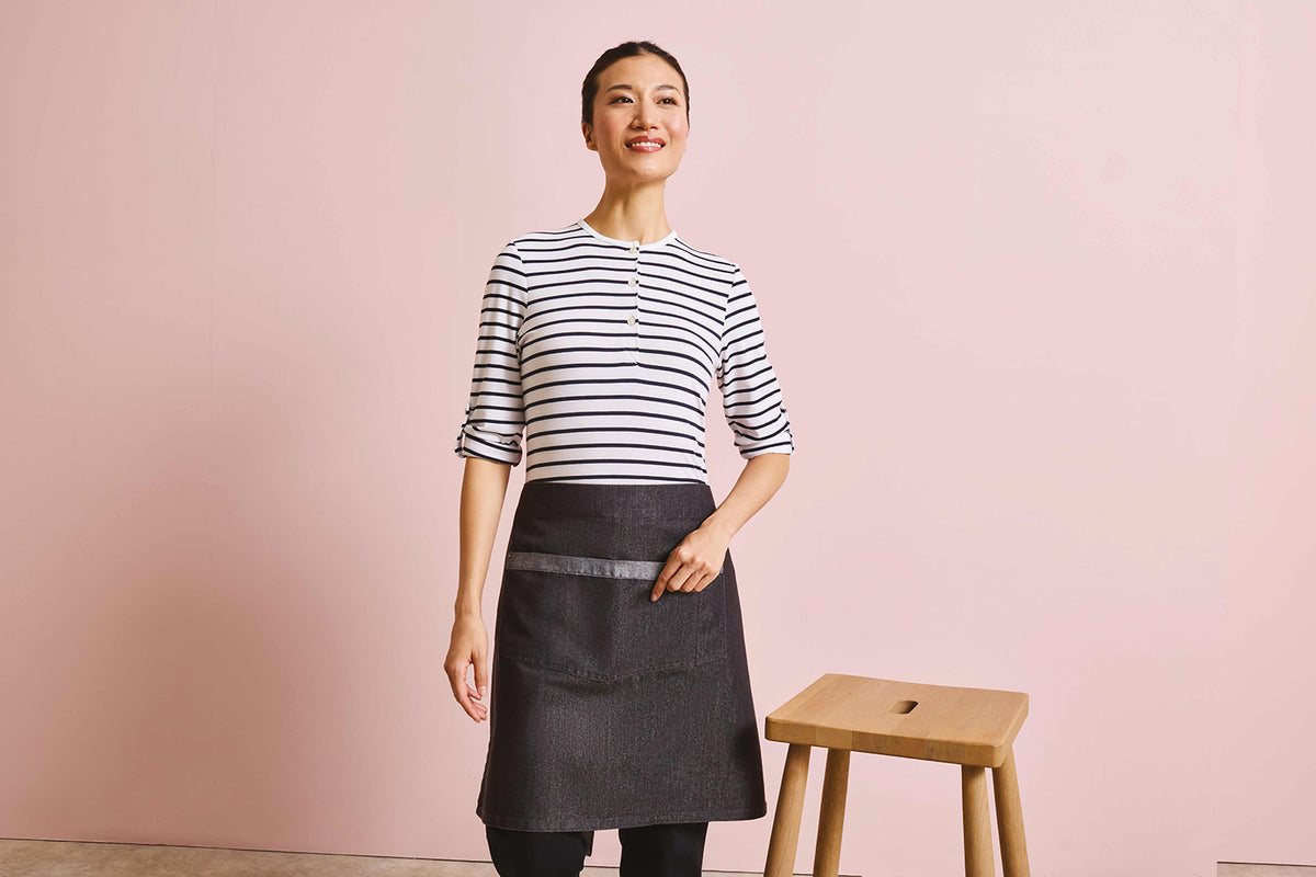 Premier Domain Contrast Waist Apron – forkle – detaljbilde 2