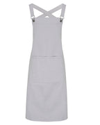 Premier Barista Bib Apron – forkle – Silver