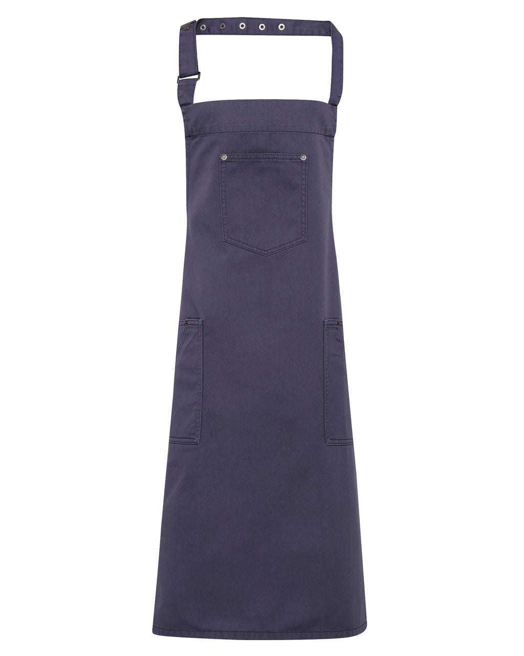 Premier Chino Bib Apron – forkle – Stålgrå