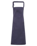 Premier Chino Bib Apron – forkle – Stålgrå