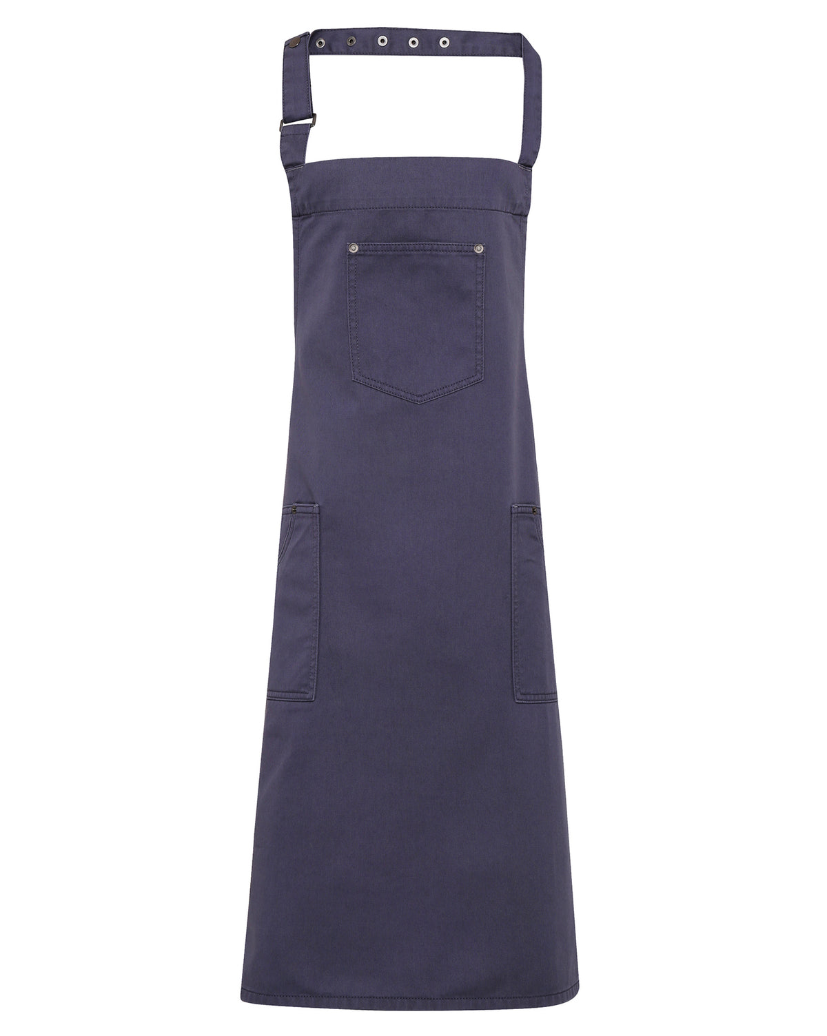 Premier Chino Bib Apron – forkle – Stålgrå