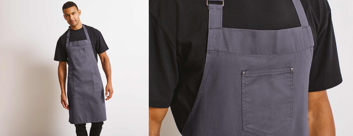 Premier Chino Bib Apron – forkle – detaljbilde 1