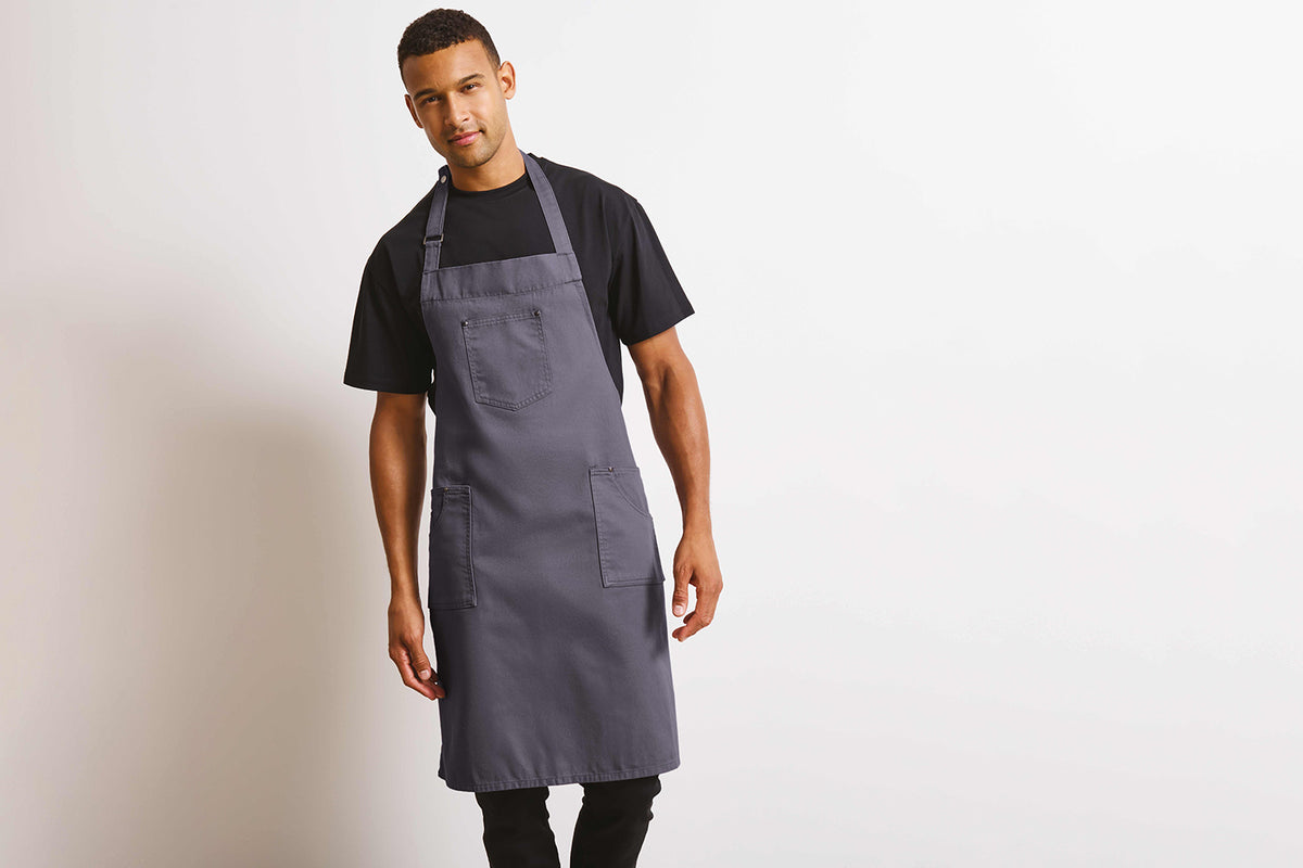 Premier Chino Bib Apron – forkle – detaljbilde 2