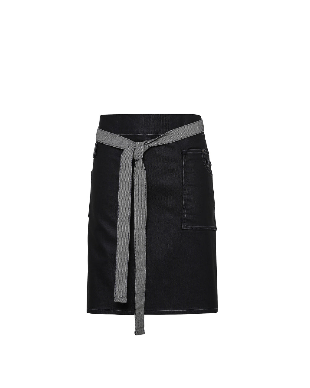 Premier Division Waist Apron – forkle – Black Denim