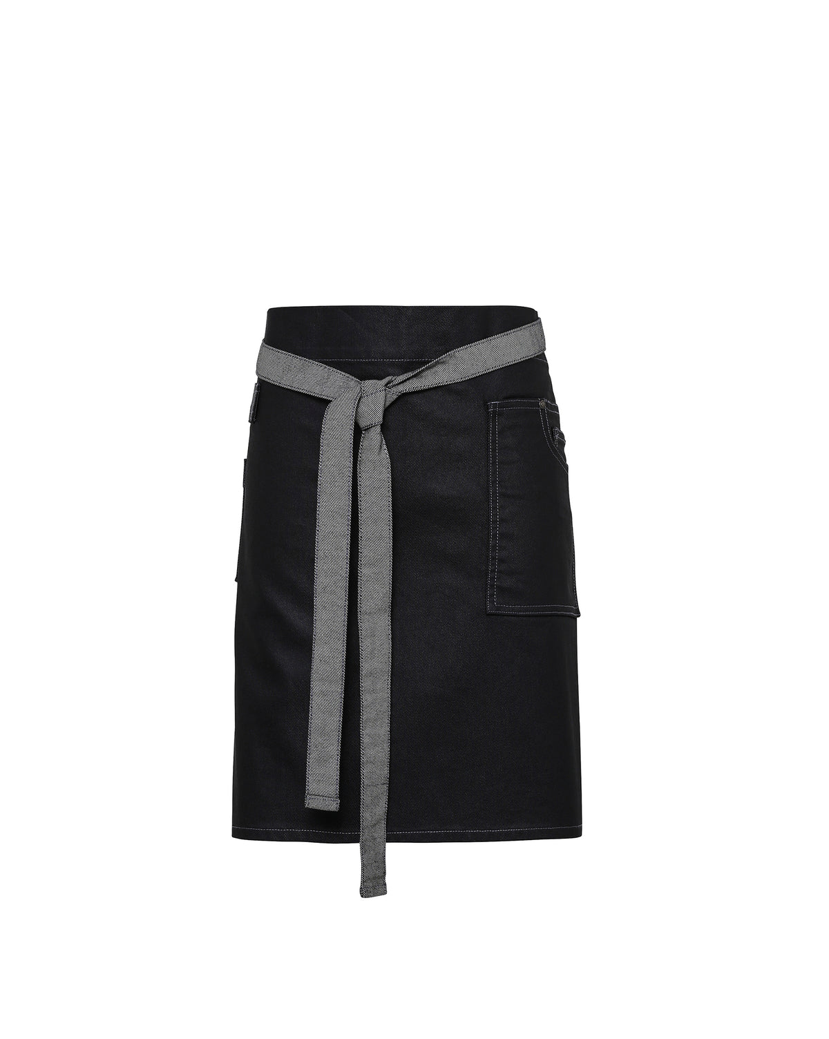 Premier Division Waist Apron – forkle – Black Denim
