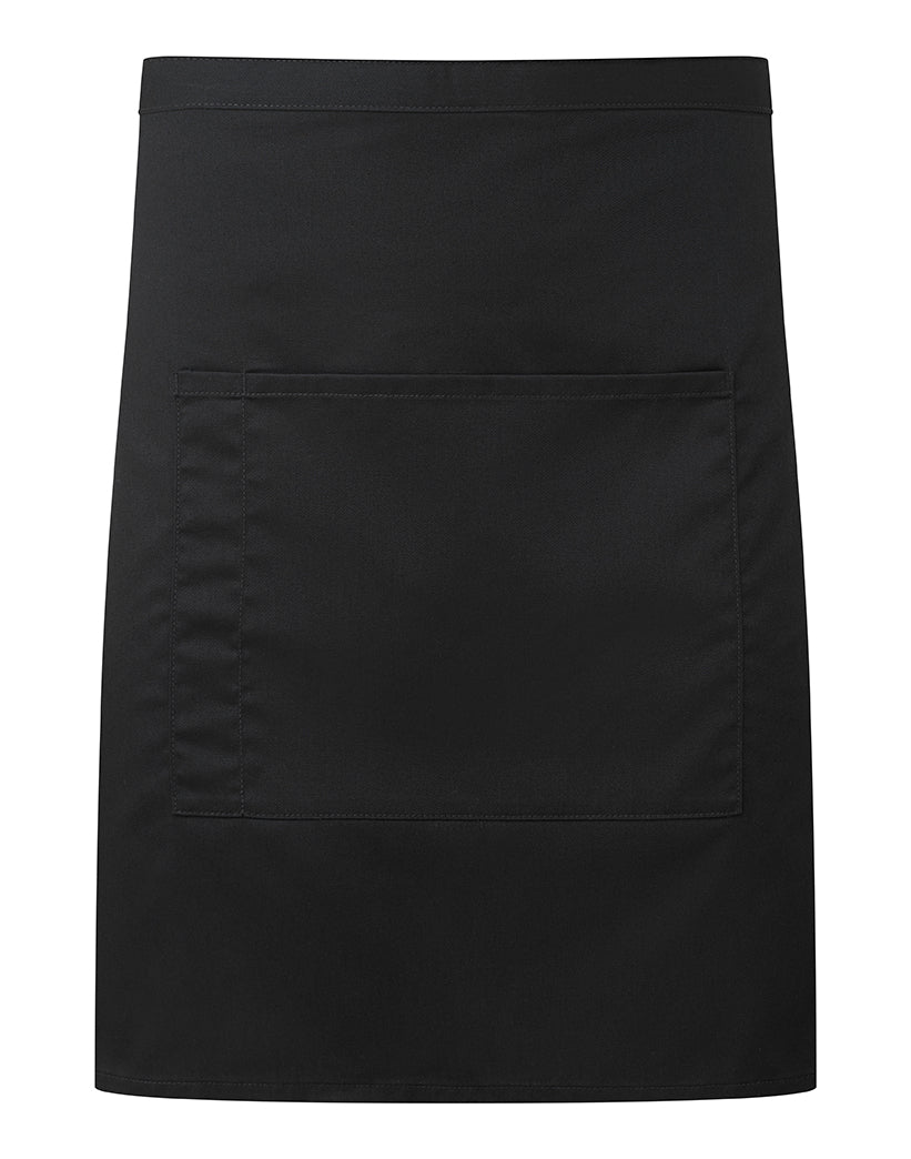Premier Colours Collection Mid Length Pocket Apron – forkle – Sort