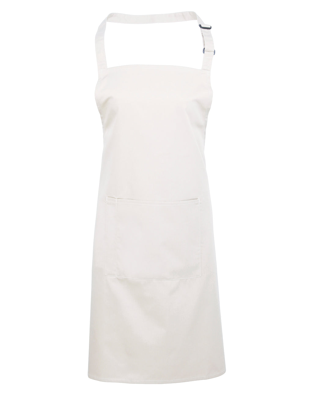 Premier Bib Apron with Pocket – forkle – Hvit