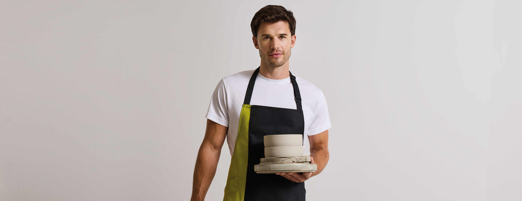 Premier Contrast Bib Apron – forkle – detaljbilde 1