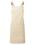 Premier Cross-Back Clip Bib Apron – forkle – Natur