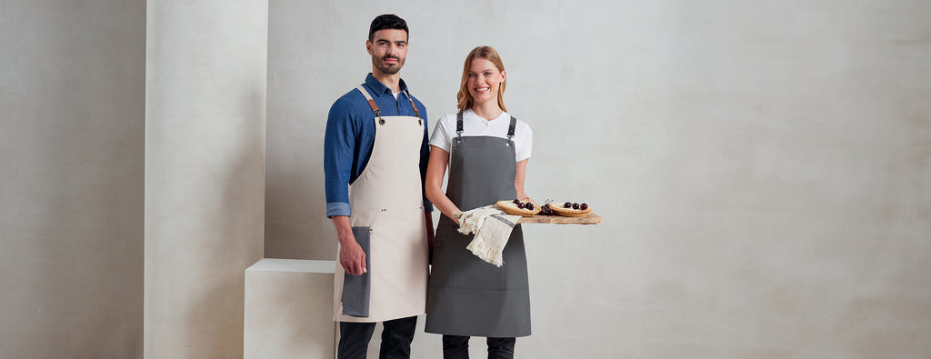 Premier Cross-Back Clip Bib Apron – forkle – detaljbilde 1