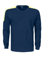 ProJob 2020 T-Shirt med lang arm – Navy/Yellow