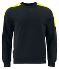 ProJob 2125 SWEATSHIRT 100% BOMULL – Black/Yellow