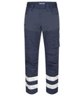 ProJob 2509 Midjebukse Stretch, Refleks – Navy