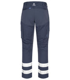 ProJob 2509 Midjebukse Stretch, Refleks – bakside