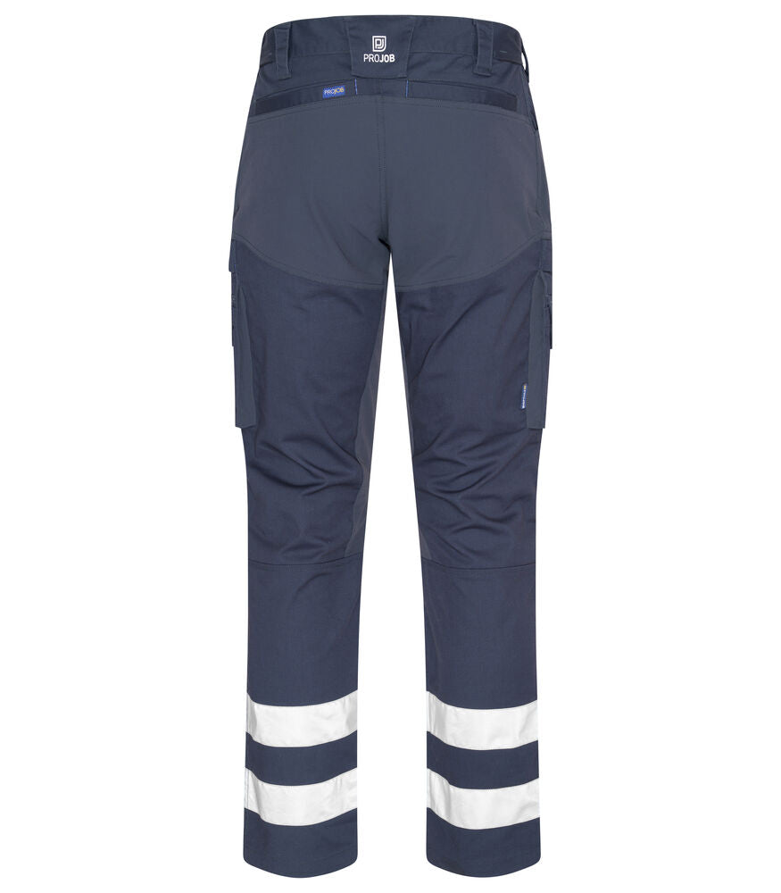 ProJob 2509 Midjebukse Stretch, Refleks – bakside