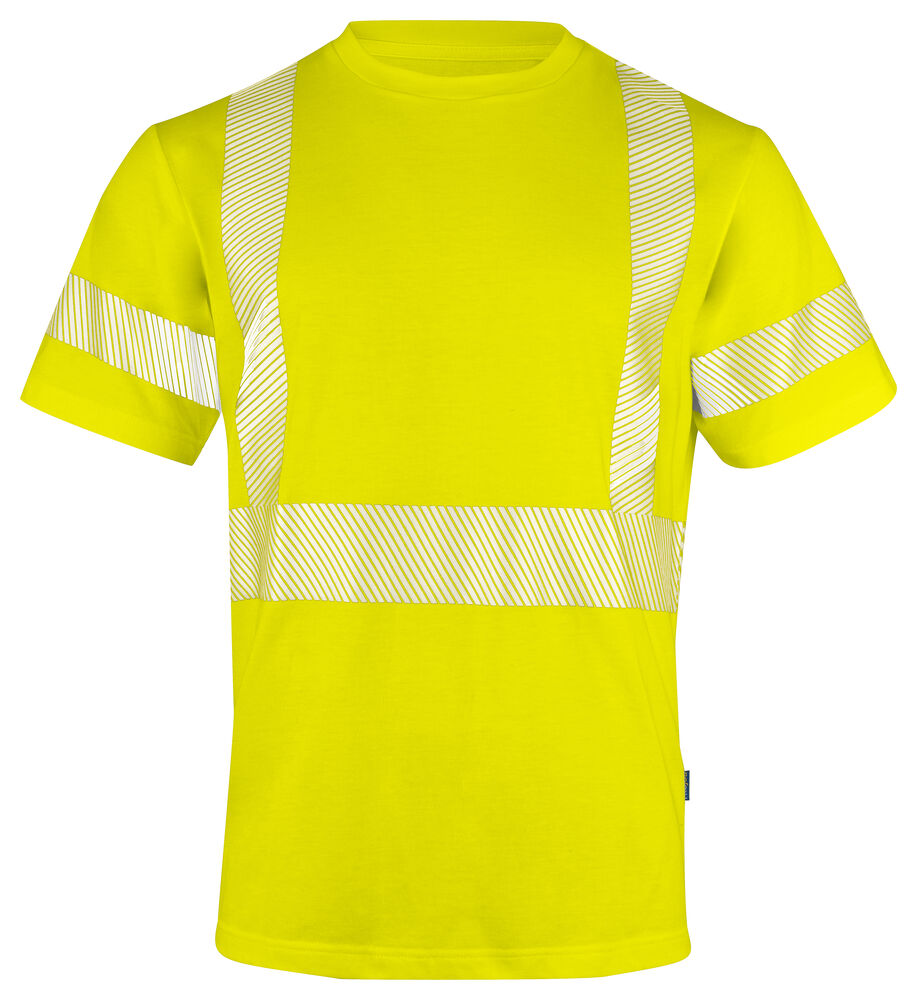 ProJob 6013 T-shirt EN ISO 20471 Kl 3/2 – Yellow/Navy