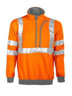 ProJob 6102 Sweatshirt EN ISO 20471 Kl 3 – Orange/Grey