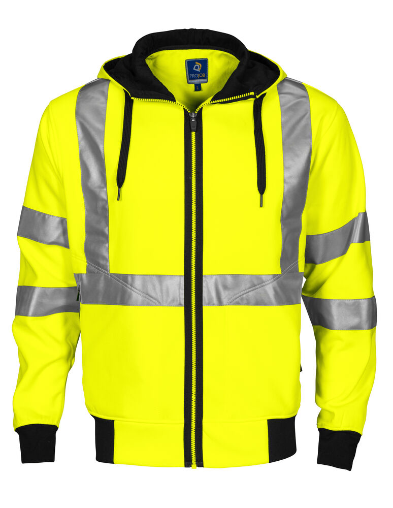 ProJob 6104 Hettejakke EN ISO 20471 Kl 3/2 – Yellow/Black