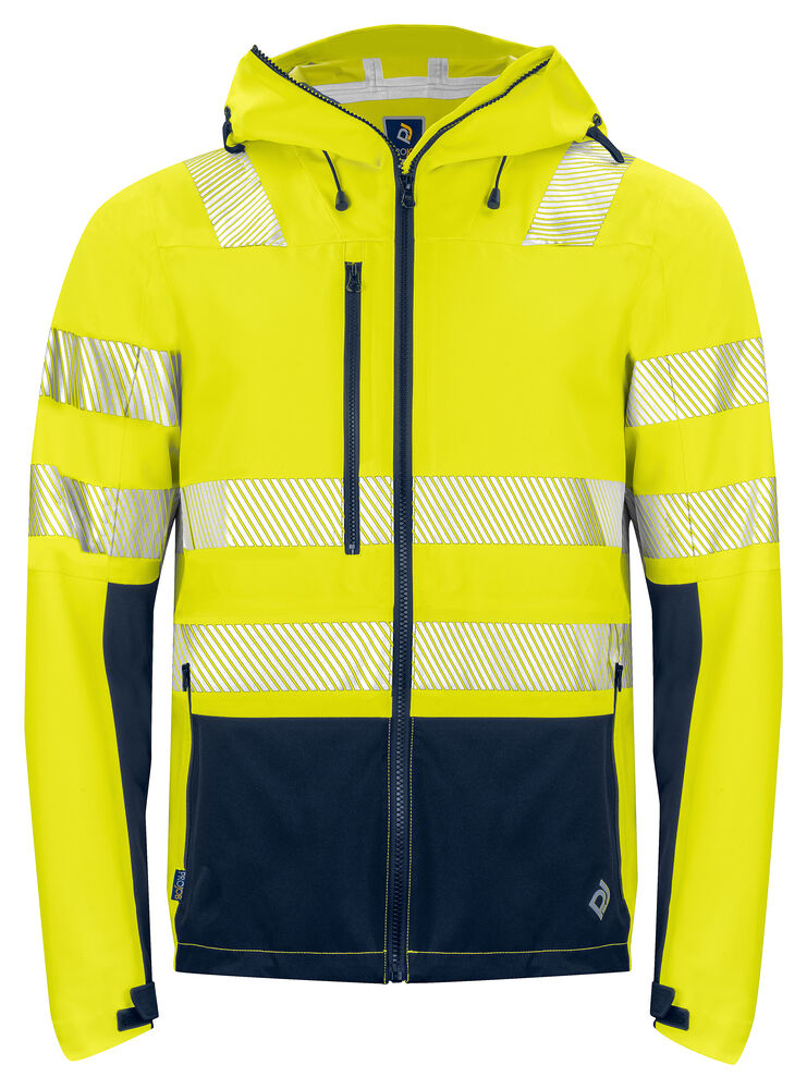 ProJob 6416 Skalljakke EN ISO 20471 Kl 3/2 – Yellow/Navy