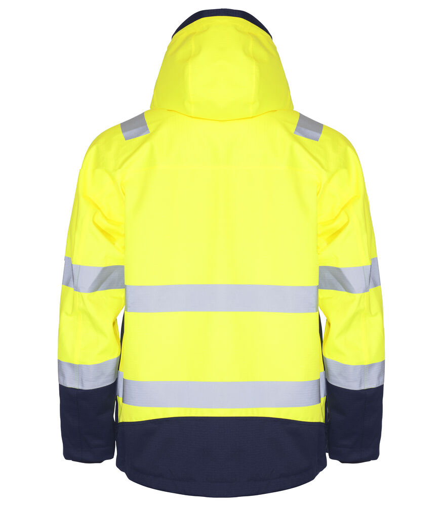 ProJob 6455 Skalljakke EN ISO 20471 Klasse 3 – bakside