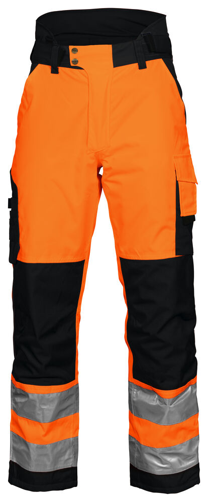 ProJob 6514 Vinterbukse EN ISO 20471 Kl 2 – Orange/Black