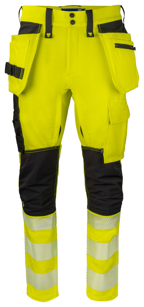 ProJob 6527 Håndverksbukse i 37,5™ EN ISO 20471 Kl 2 – Yellow/Black