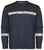ProJob 7002 Langermet T-skjorte – Navy/Black
