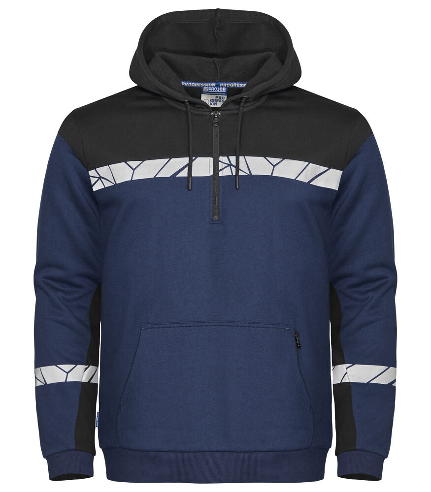 ProJob 7104 Hettegenser 1/2 Zip – Navy/Black
