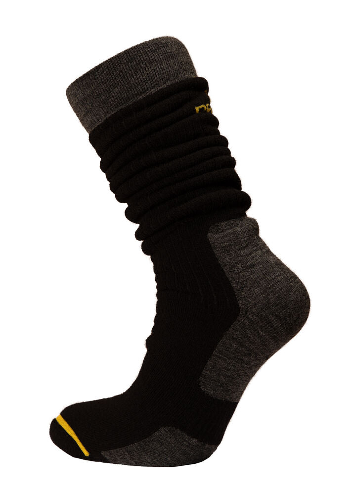ProJob 9092 Ullsokk, Høyt Skaft – Black/Grey