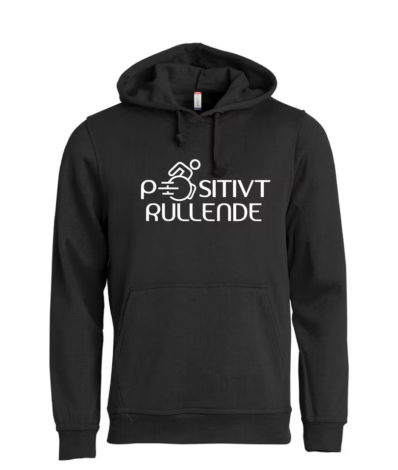 Positivt Rullende hoodie