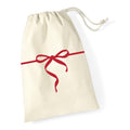 Westford Mill Cotton Stuff Bag Gave – Natural/Red