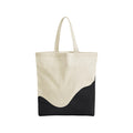 Westford Mill Organic Cotton Wave Print Maxi Tote – Natural/Black