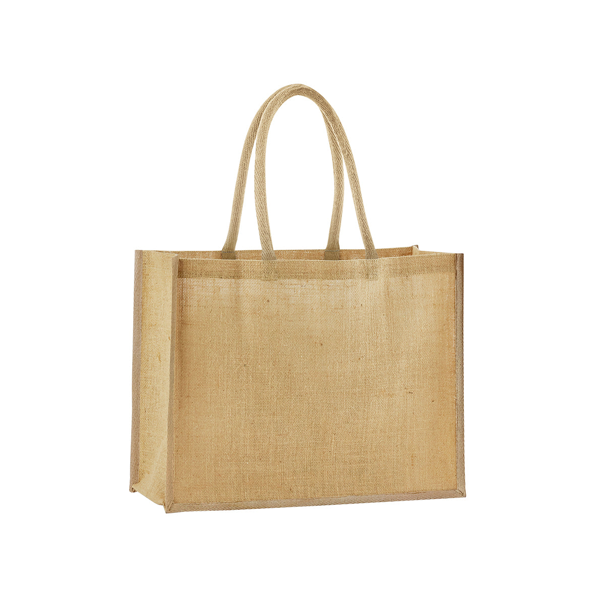 Westford Mill Natural starched jute classic shopper – Natural